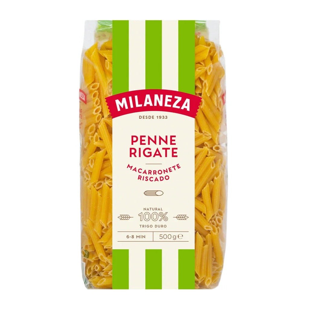 Massa milaneza macarrão riscado 500g