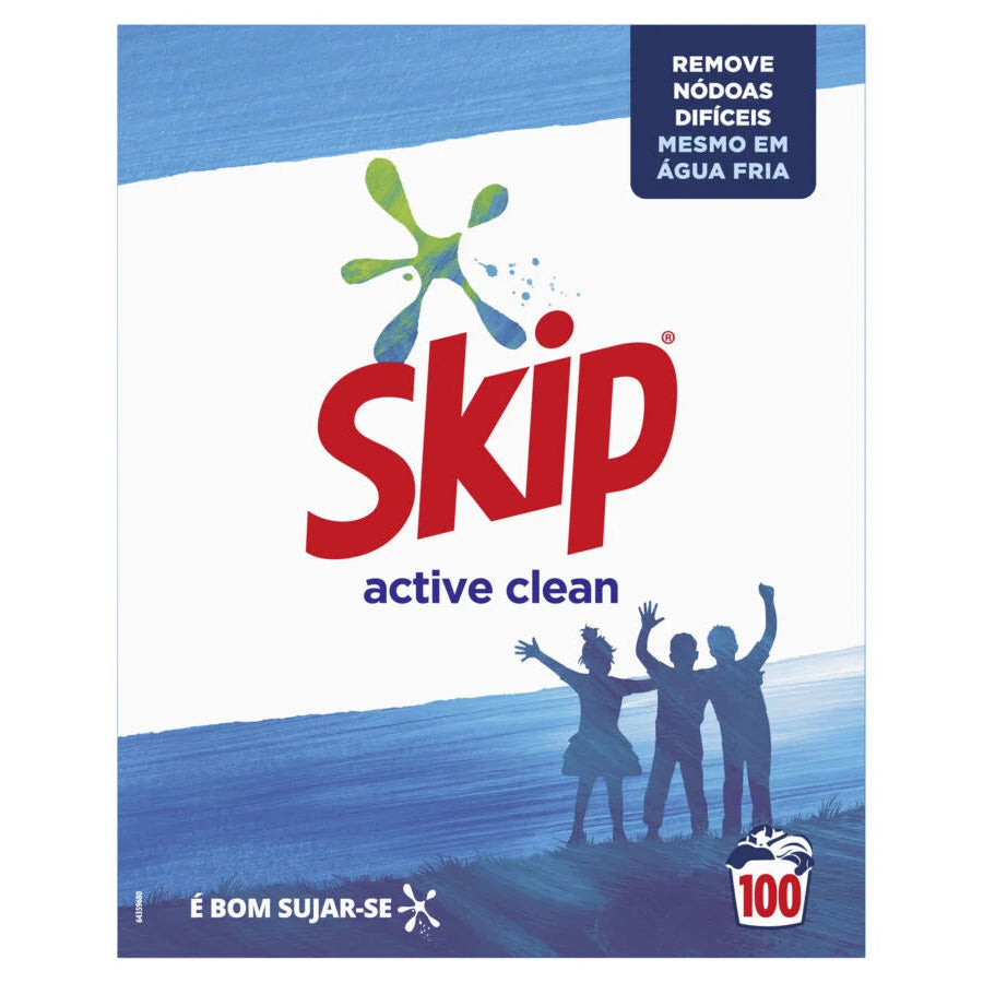 Detergente roupa skip pó 5kg 100D