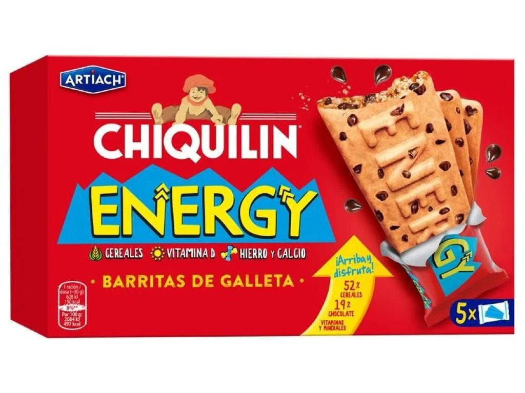 Bolachas Chiquillin Energy 5x 155g