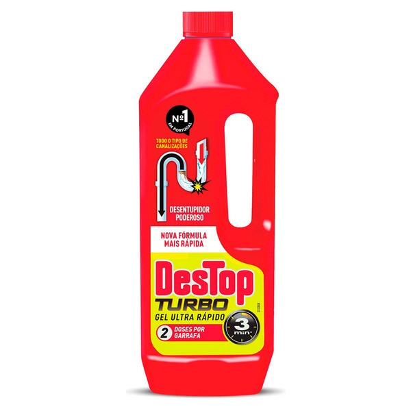 Desintupidor destop turbo 3min 1L