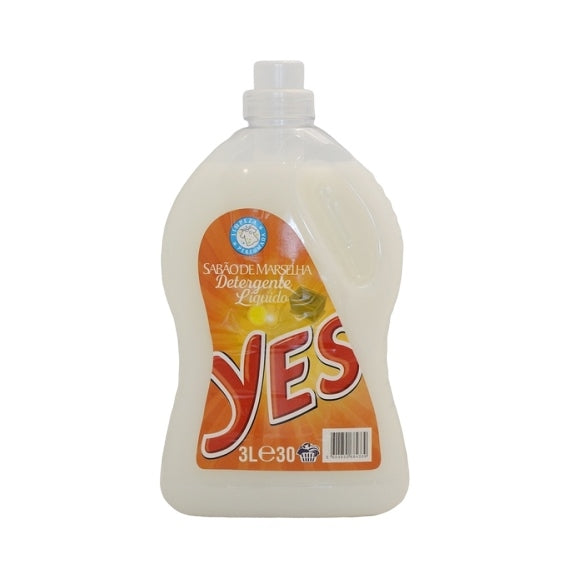 Detergente roupa sabão de Marselha yes 3L