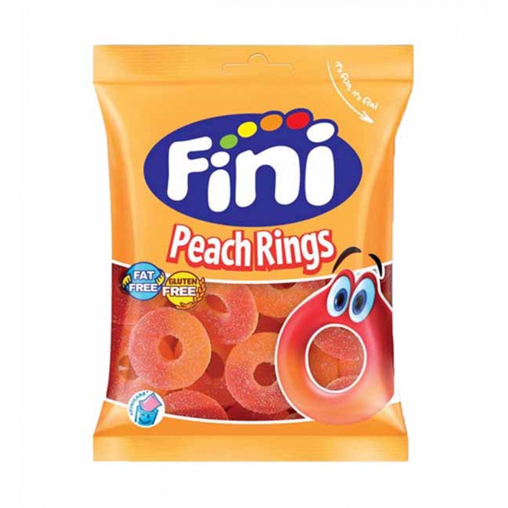 Gomas Peach Rings Fini 90g