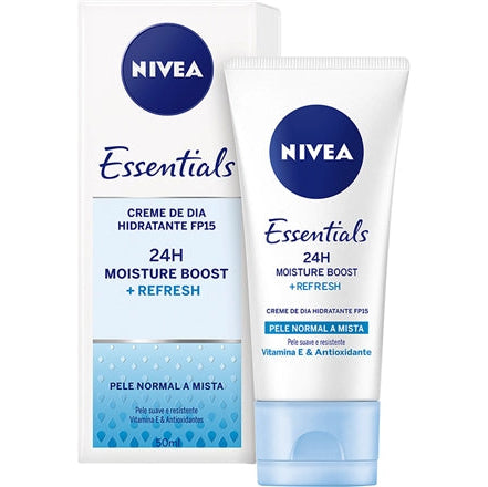 Creme de Dia Refrescante Pele Normal a mista FP15 Nivea 50ml