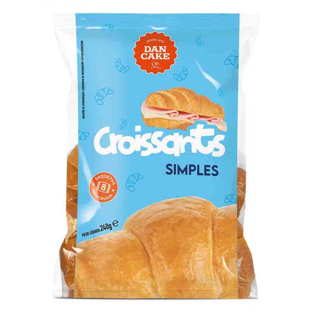Croissaints simples 8x DanCake 240g