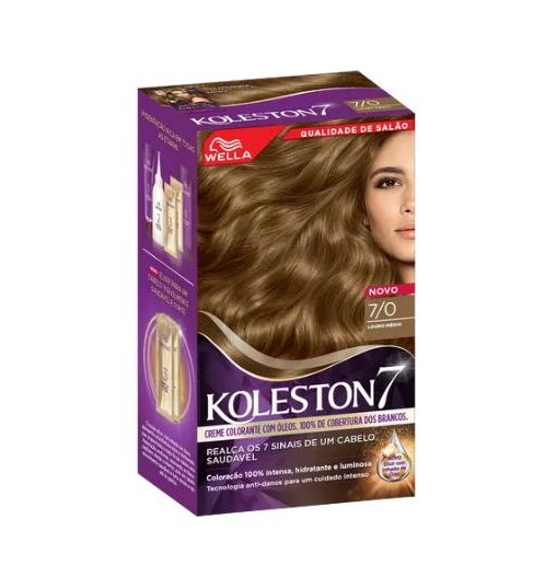 Espuma Cor-Intensa 7/0 Louro Médio Bellady Wella