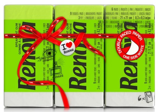 Lenços renova verde 6x