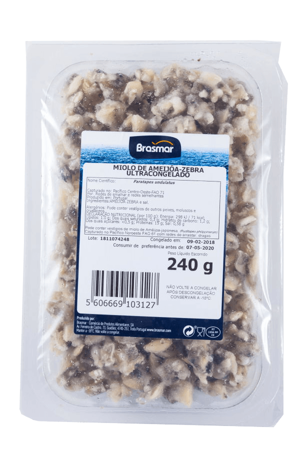 Miolo ameijoa brasmar 240g