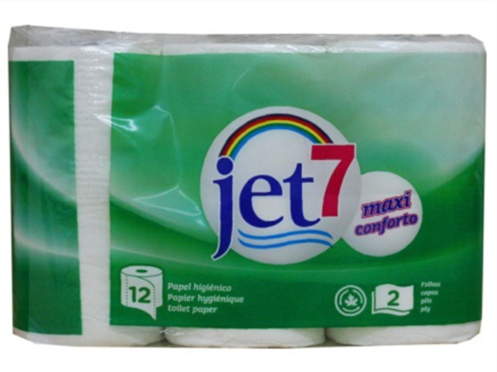 Papel higienico eco soft 12x jet7 folha dupla