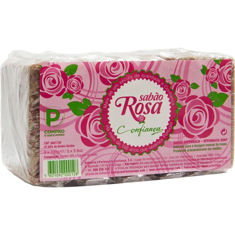 Sabão rosa confiança 5x100g