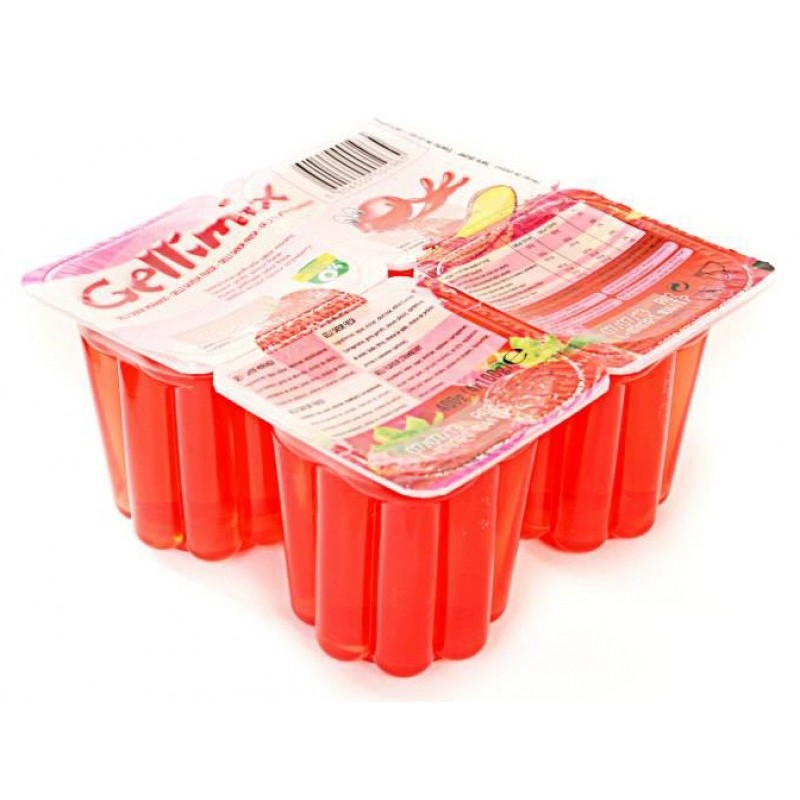 Gelatina Morango Gellimix 4x