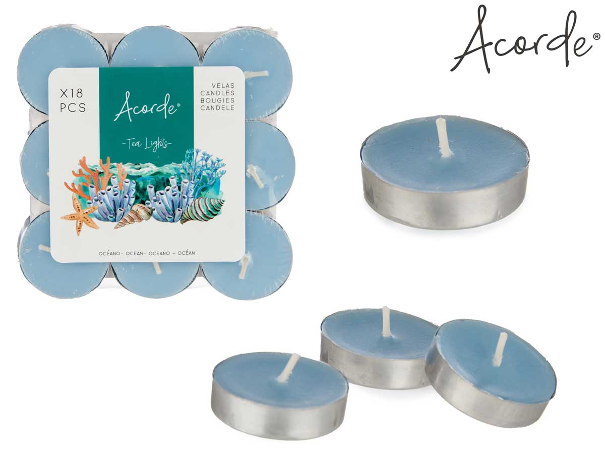Velas Oceano Acorde 18x