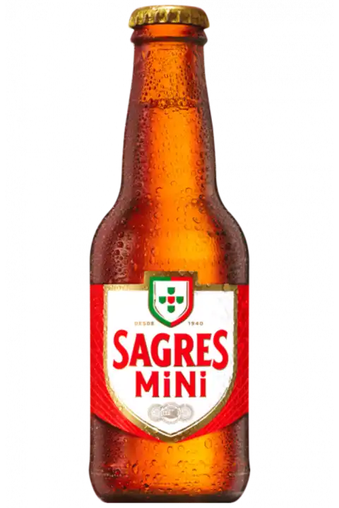 Cerveja Sagres mini 25cl