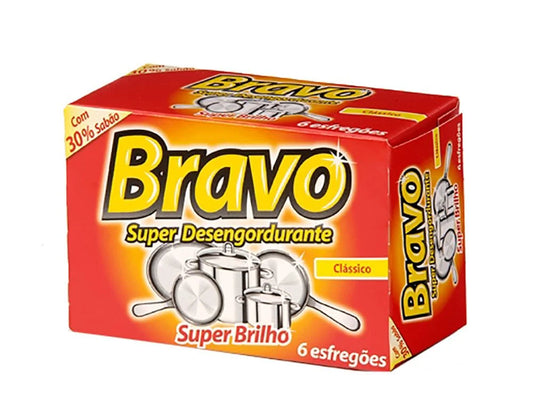 Esfregão bravo classico c/sabão