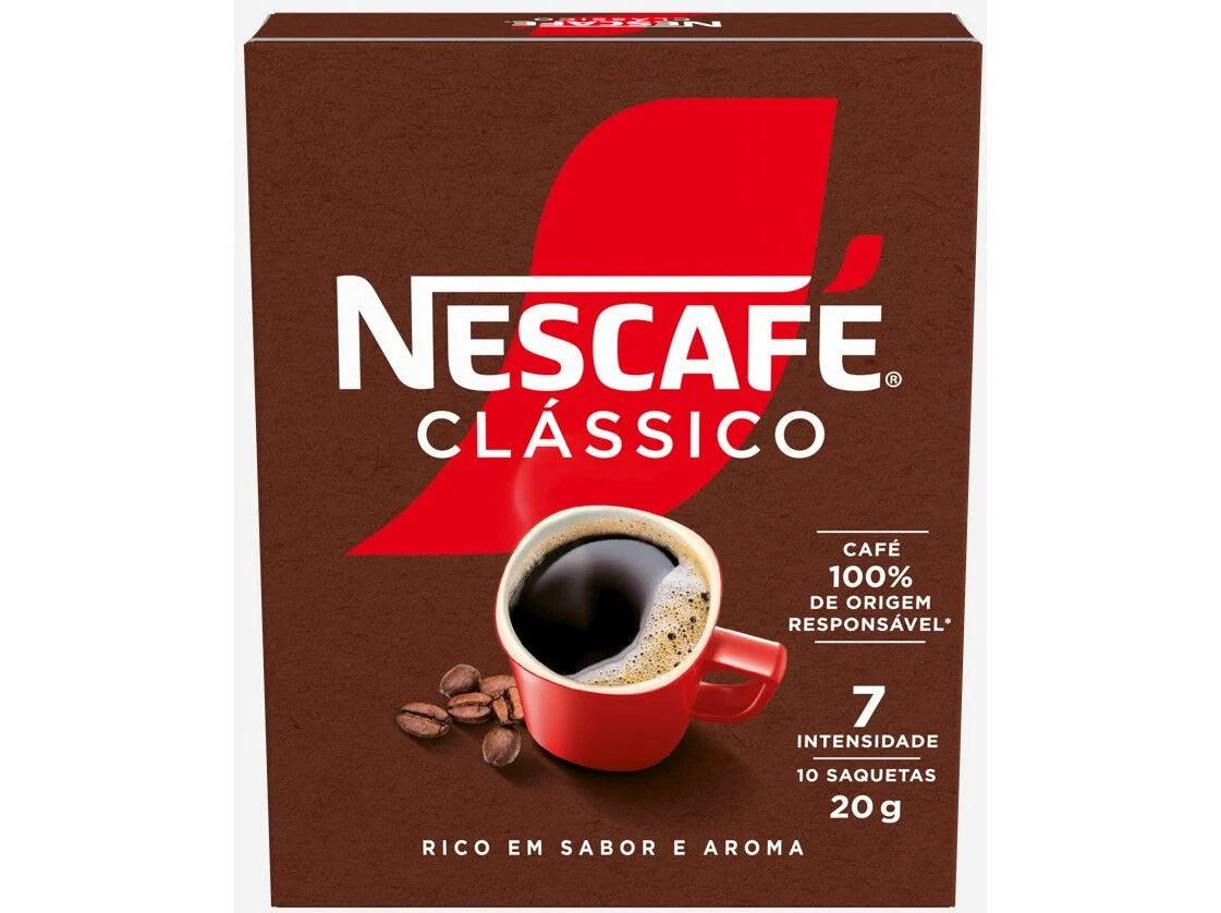 Nescafé classico 10x saq. 20g