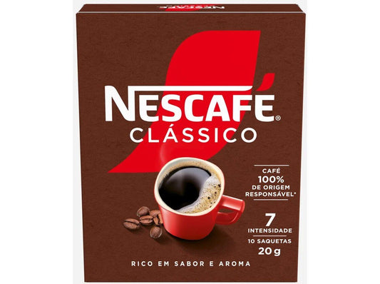 Nescafé classico 10x saq. 20g