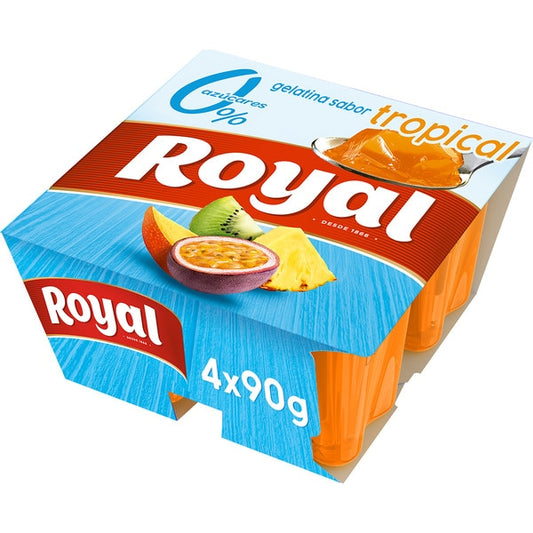 Gelatina Royal Tropical 10Kcal 4x