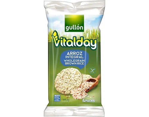 Bolacha de Arroz Integral 4x2 Gullon 115g