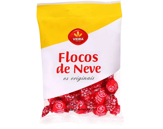 Rebuçados flocos de neve Vieira 100g