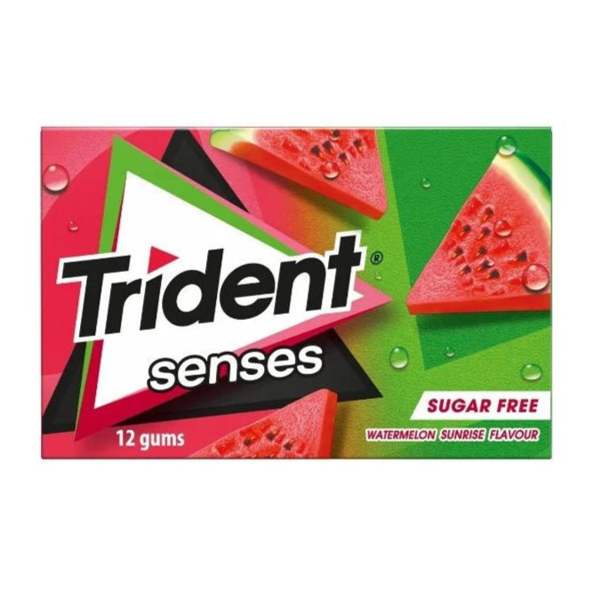 Chicletes Melancia s/açucar Trident Sense 12x