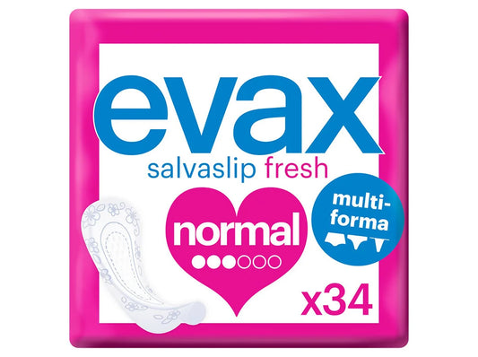Pensos higienicos multiforma Evax Salvaslip fersh normal 3 em 1 34x