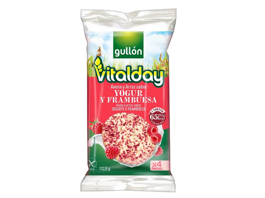 Bolacha de Arroz iogurte e framboesa 4x2 Gullon 112g