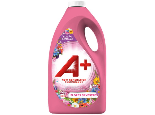 Detergente A+ Roupa Flores silvestres 4L