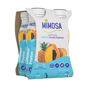 Iogurte liquido Magro Frutos Tropicais Mimosa 4x