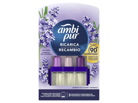 Recarga ambientador 3x Lavanda Ambipur 20ml