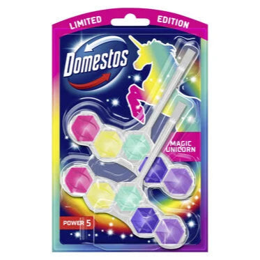 Bloco sanitário Magic Unicorn Domestos 2x