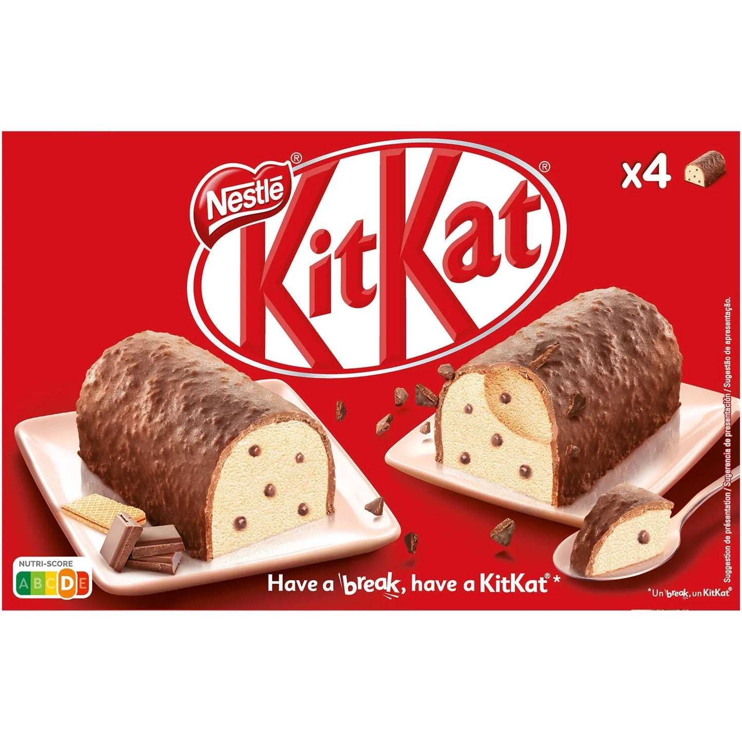 Gelado KitKat 4x Nestle
