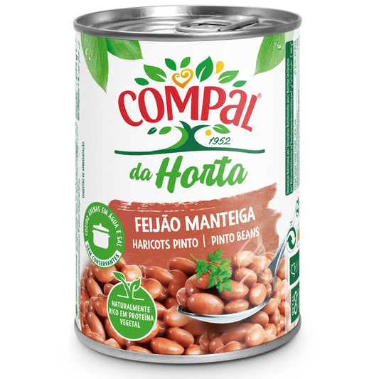 Feijão manteiga compal 410g