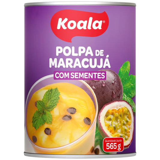 Polpa de maracujá com sementes Koala 565g