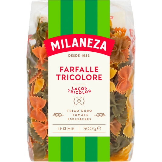 Massa milaneza laços Tricolor 500g