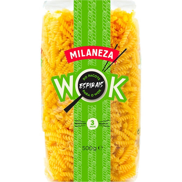 Massa milaneza espirais wok 500g