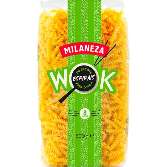 Massa milaneza espirais wok 500g