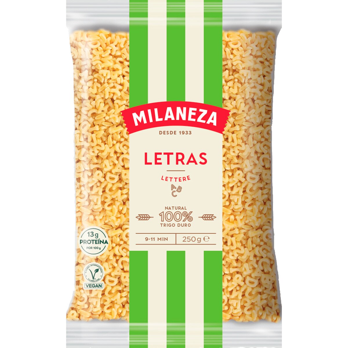 Massa milaneza letras 250g