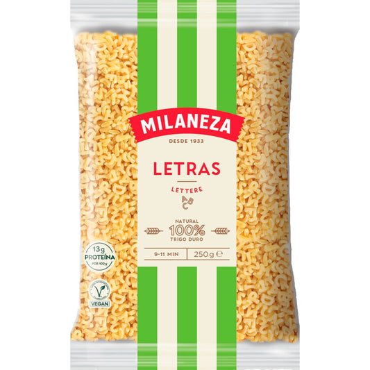 Massa milaneza letras 250g