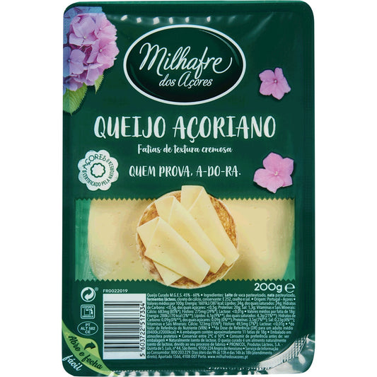 Queijo fatiado milhafre 200g