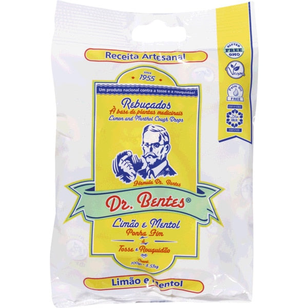 Rebuçados Limão e Mentol Dr.Bentes 100g