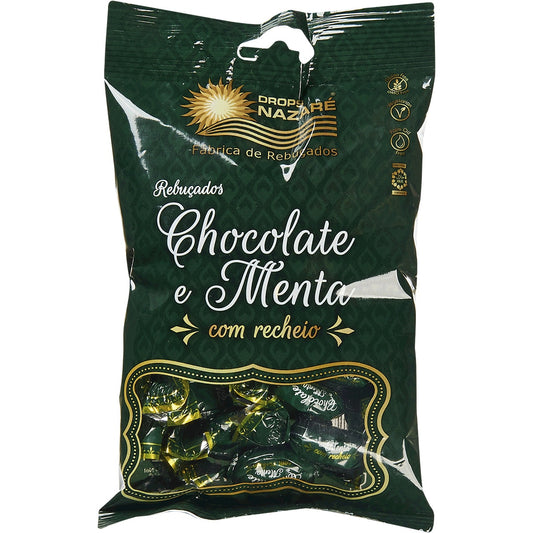 Rebuçados Chocolate e Menta com recheio DropsNazaré 175g