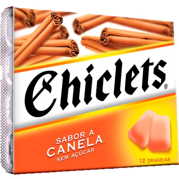 Chicletes sabor Canela 12x