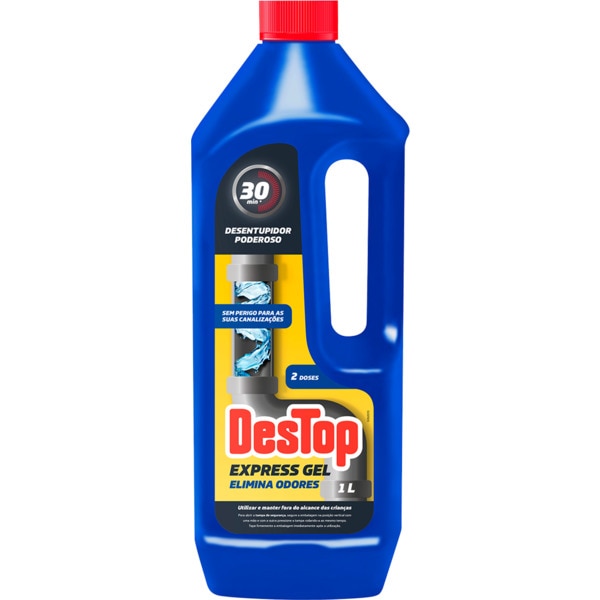 Desintupidor destop elimina odores 30min 1L