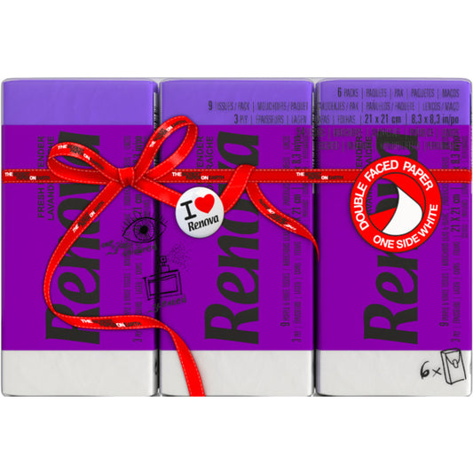 Lenços renova roxo 6x