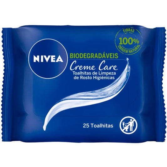 Toalhitas Rosto/Olhos Creme Care Nivea 25x