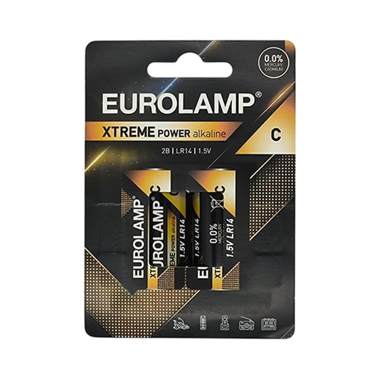 Pilha C Eurolamp 2x