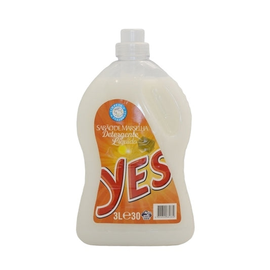 Detergente roupa sabão de Marselha yes 3L