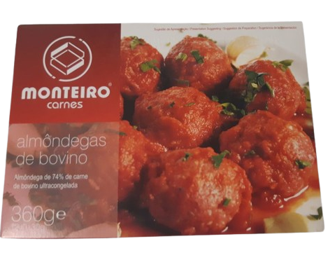 Almondegas bovino Monteiro 360g