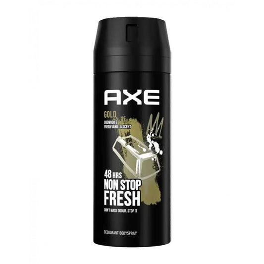 Desodorizante axe spray Gold non stop fresh 150ml
