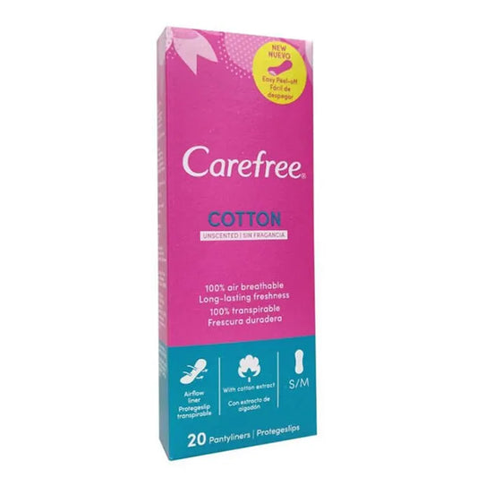Pensos higienicos Carefree normal 20uni.
