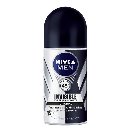 Desodorizante nivea roll black and white original 50ml